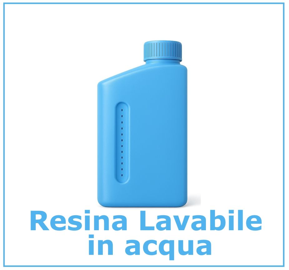 RESINA Lavabile con acqua – Grigio 1L.