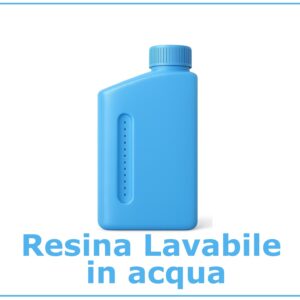RESINA Lavabile con acqua - Grigio 1L.